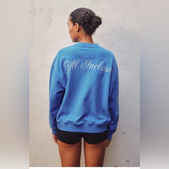 NWOT Dress Forum Portofino Embroidered Sweatshirt - Picture 2 of 7